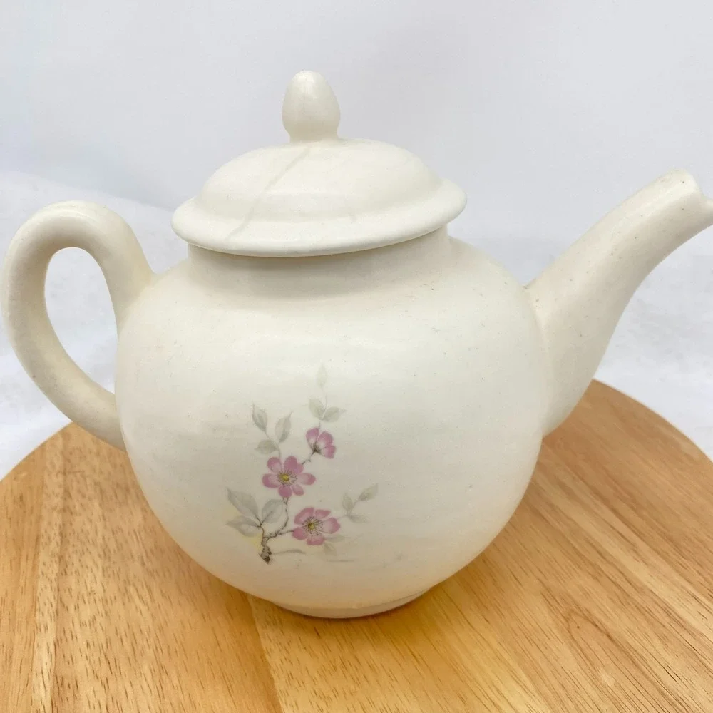 VTG White Peacock Bird Tea Pot Ceramic Decorative Jar 1983 EB 83 9in